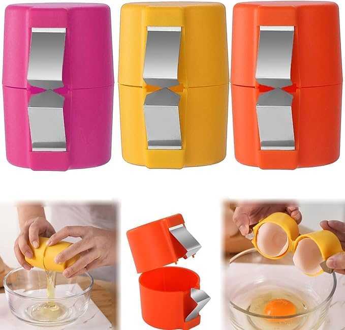 Stainless Steel Egg Shell Opener – Precise Egg Topper for Soft & Hard Boiled Eggs