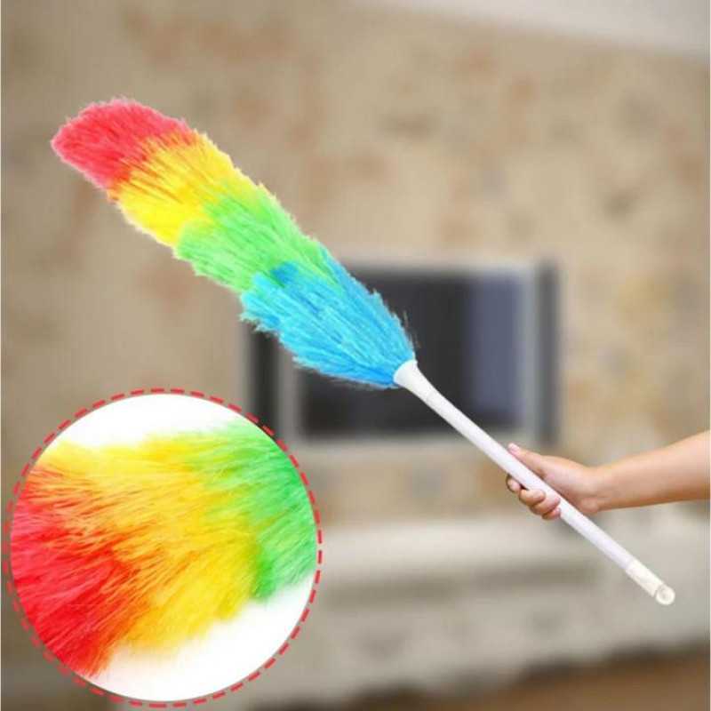 Rainbow Magic Feather Duster – Anti-Static Soft Cleaning Brush
