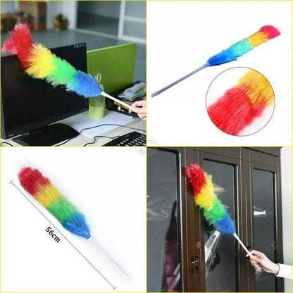 Rainbow Magic Feather Duster – Anti-Static Soft Cleaning Brush