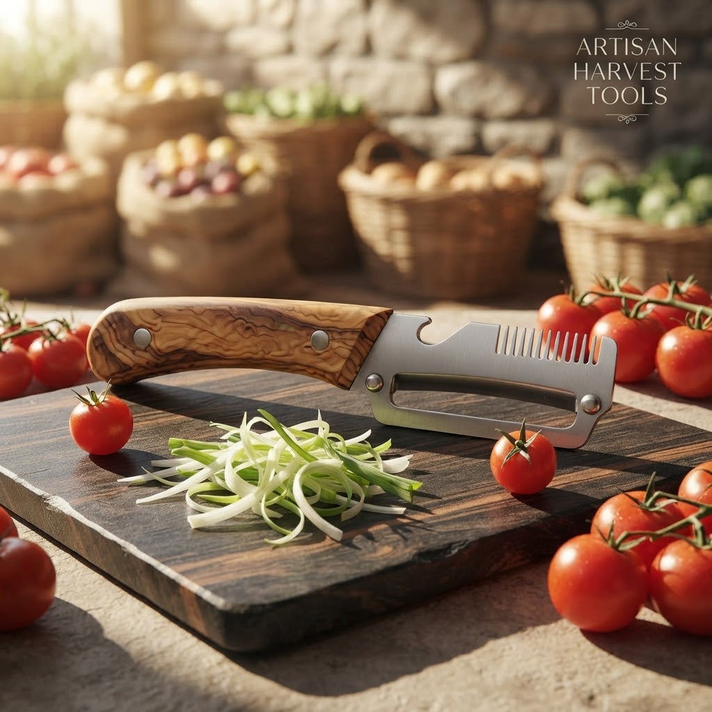 Multi-Functional Wooden Handle Kitchen Peeler Set